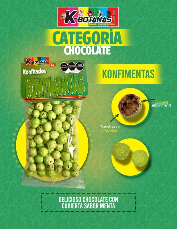 Konfitados  Konfimentas 60 Gr.