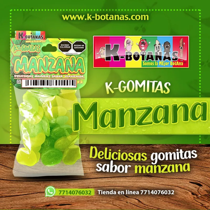 Gomita de Manzana 90 Gr.