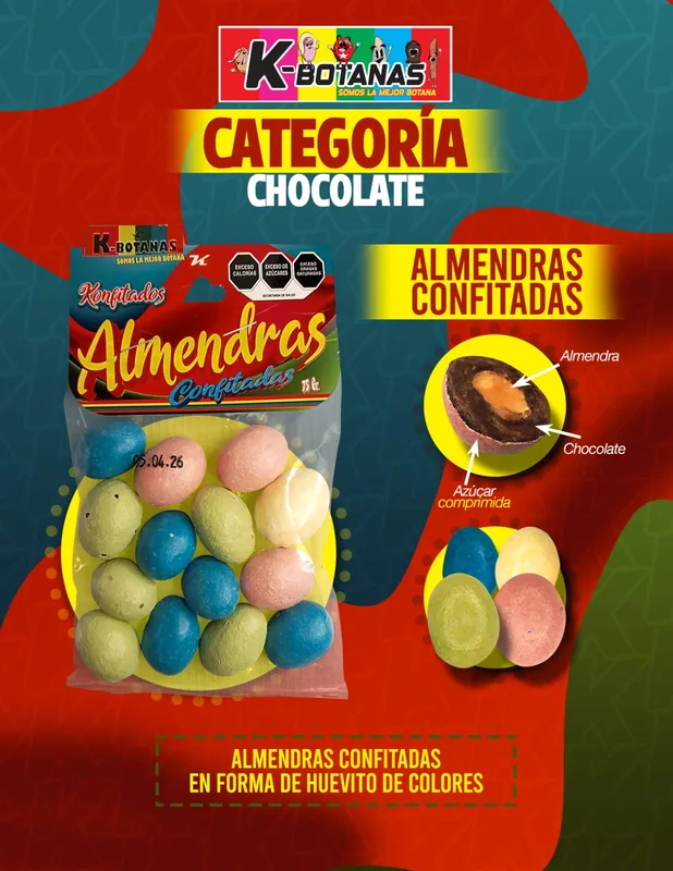 Konfitados Almendras Confitadas 75 Gr.