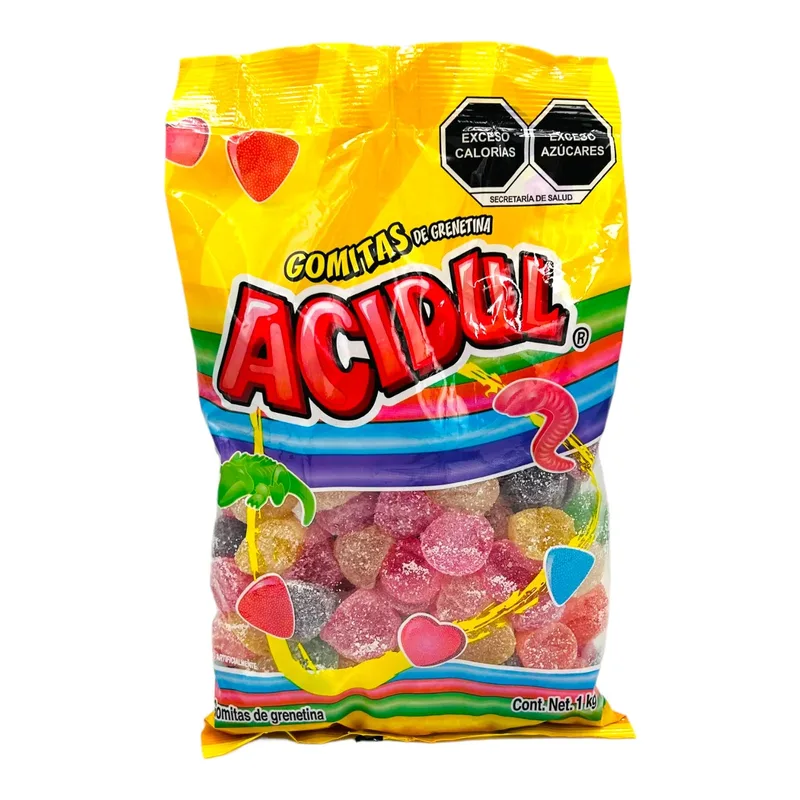 Acidul gomitas Gota Grande bolsa con 1 kilo
