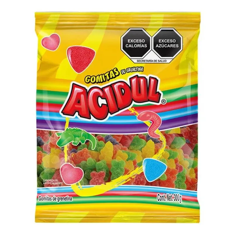 Acidul gomitas Tropicoso bolsa con 1 kilo