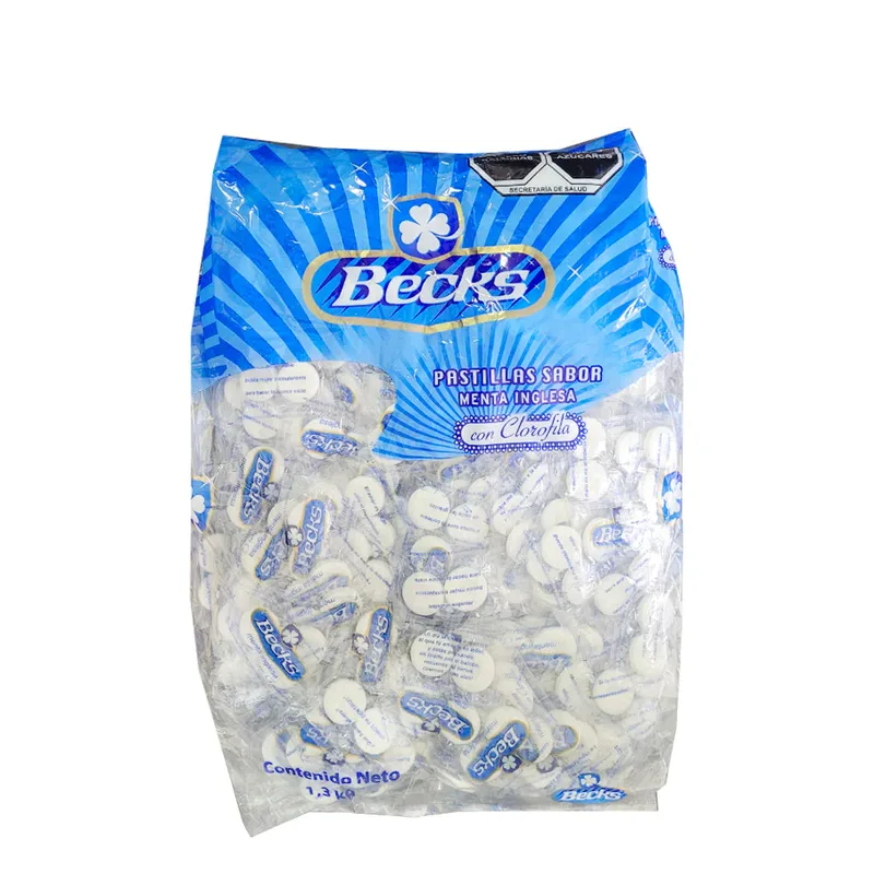 Becks Pastilla de Menta Bolsa con 1.3 kg