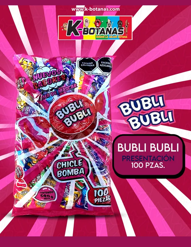 BUBLI BUBLI 100 PZAS