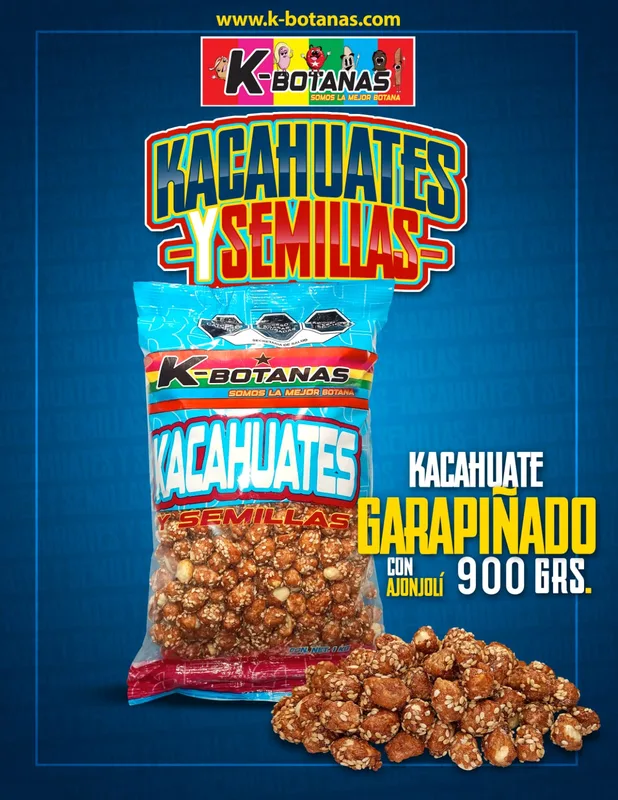 Cacahuate Garapiñado con Ajonjoli 900 gr.