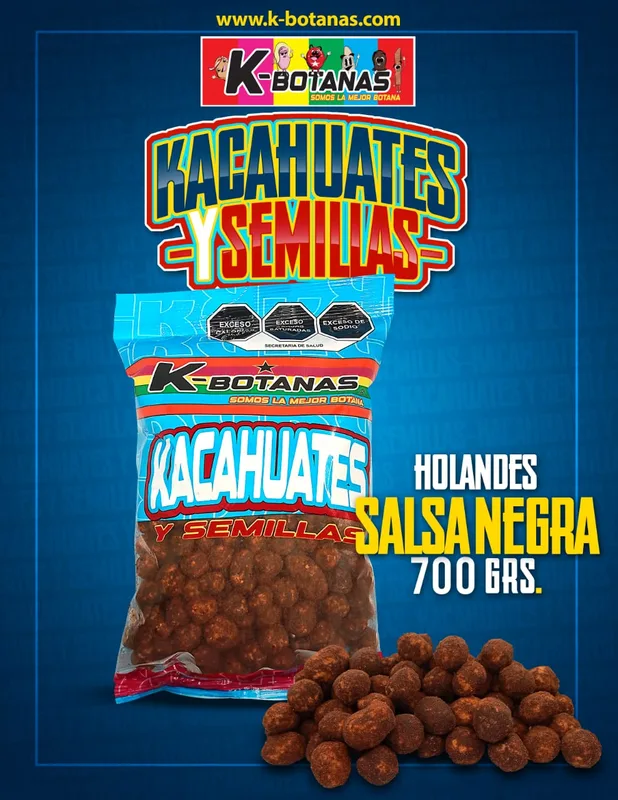 Cacahuate Holandés Salsa Negra  .700gr
