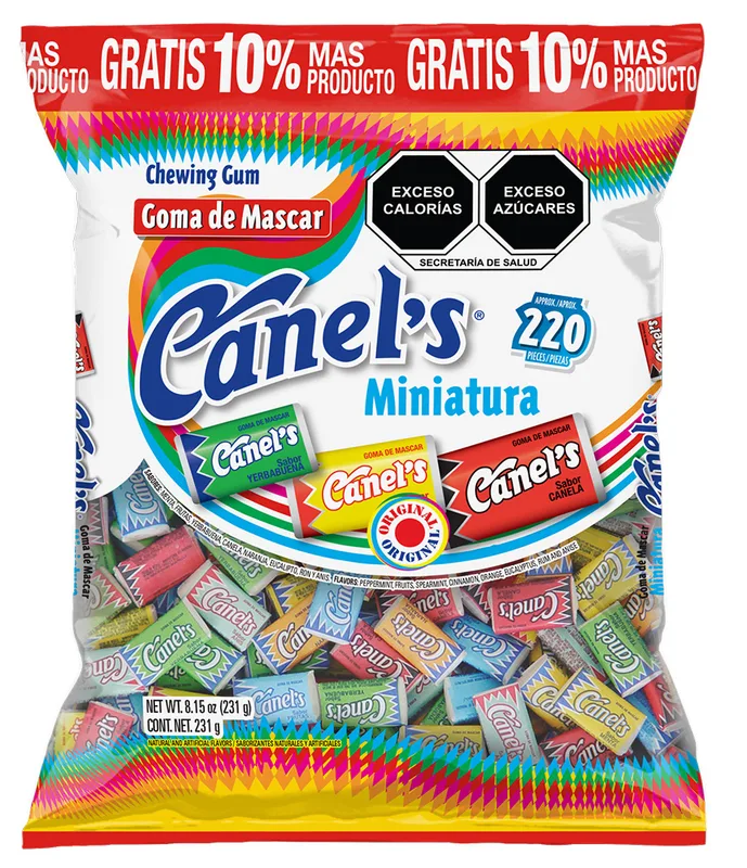 Canels chicle MINIATURA bolsa 230 gr