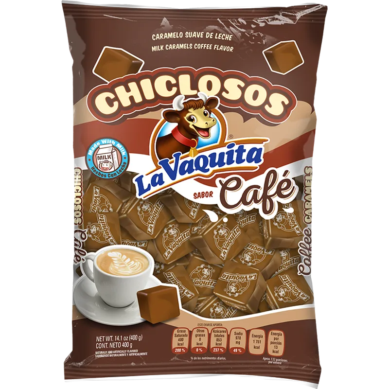 Canels Chicloso Cafe La vaquita 400 Gr.