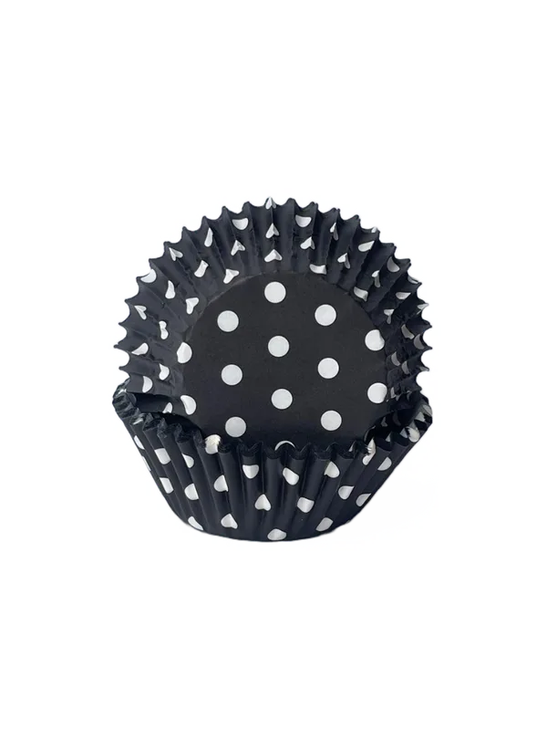 Capacillo Negro Lunares 100 Piezas
