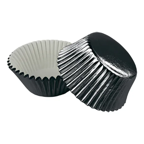 Capacillo Negro Metálico 50 Piezas