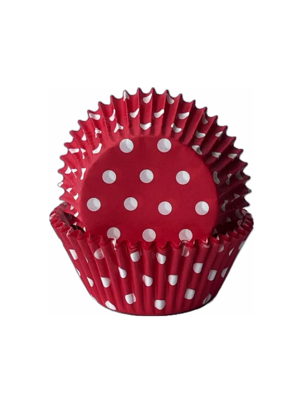 Capacillo Rojo Lunares 100 Piezas