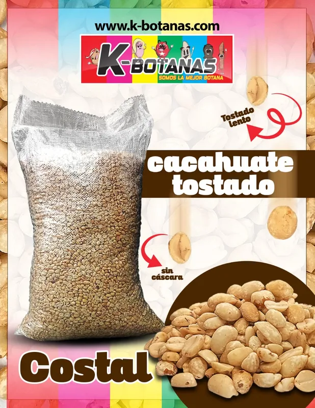 Cacahuate Tostado Costal 10 KG