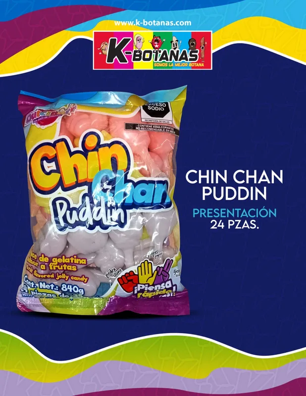 CHIN CHAN PUDDIN 24 PZAS