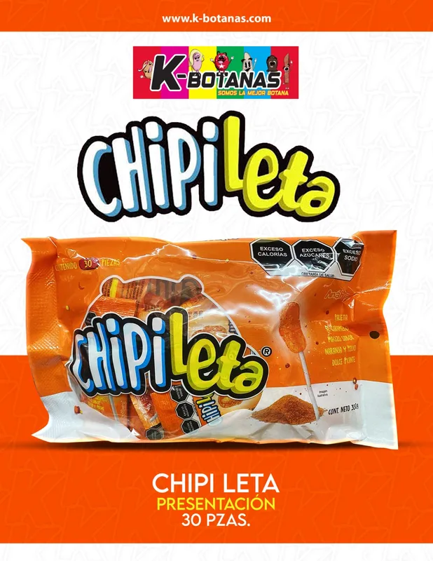 CHIPILETA 30 pzas 380gr