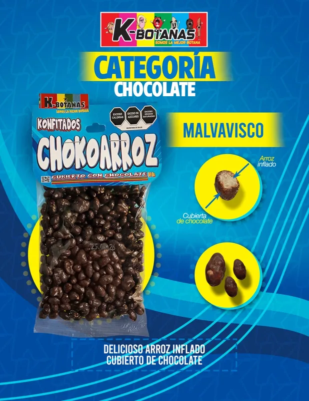 Konfitados Chocoarroz 65 Gr.