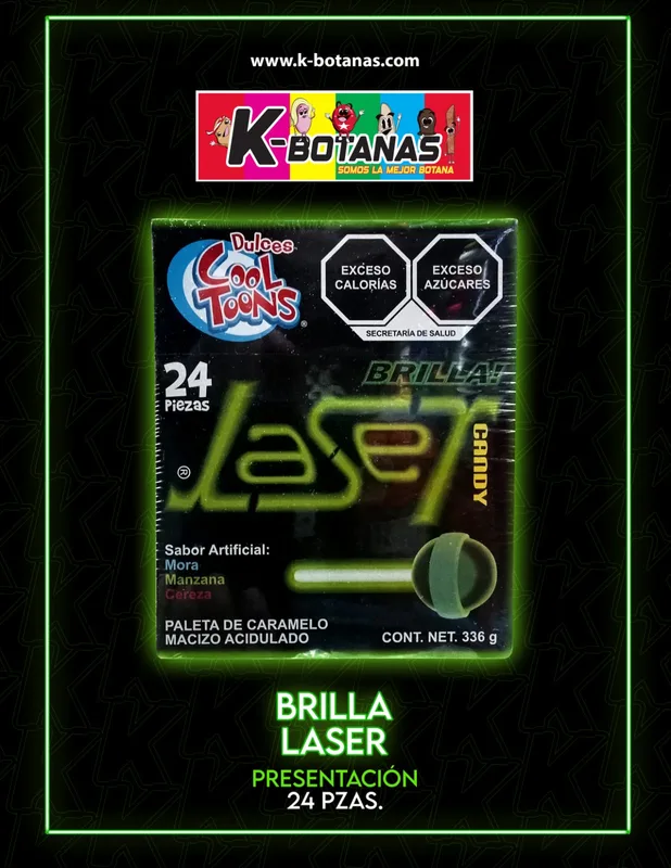 COOL TOONS BRILLA LASER 24 PZAS