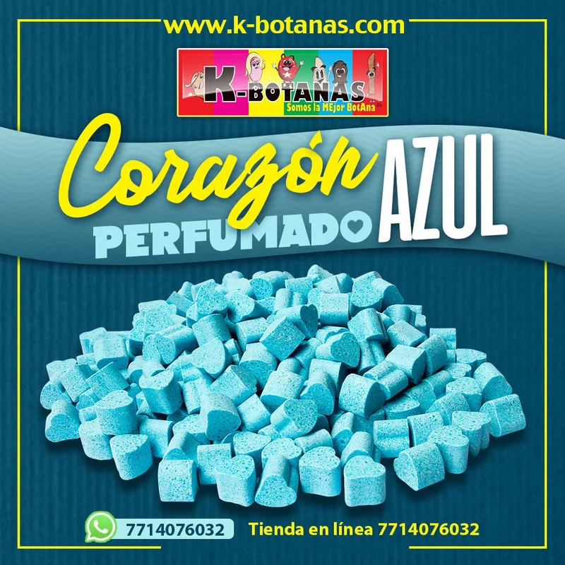 Corazón Perfumado Azul 1 KG