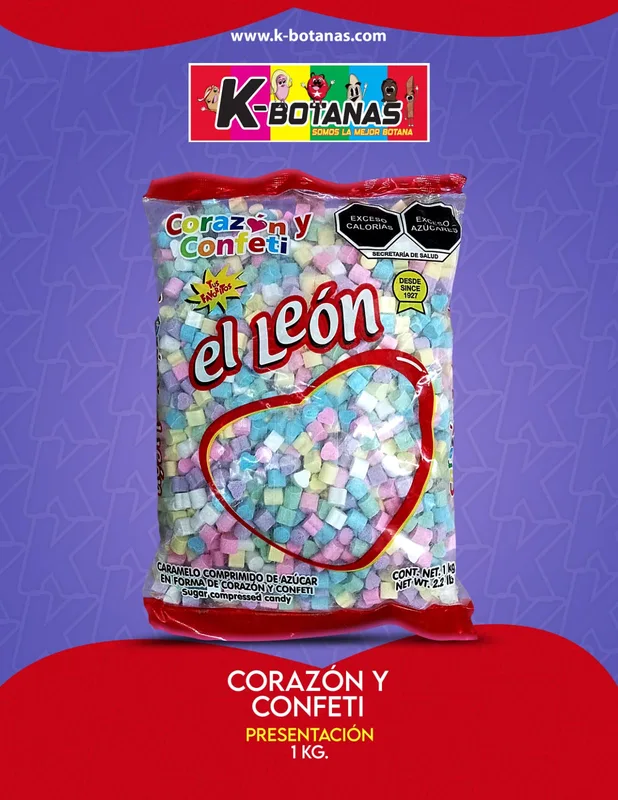 Corazón y Confeti Perfumado 1 KG