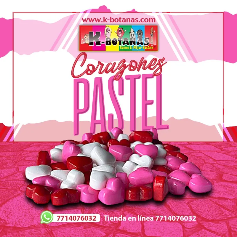 Corazones Love Comprimidos 1 Kg