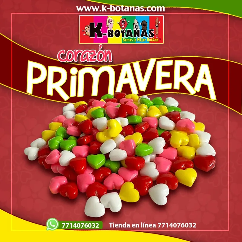 Corazones Primavera Comprimido 1 Kg