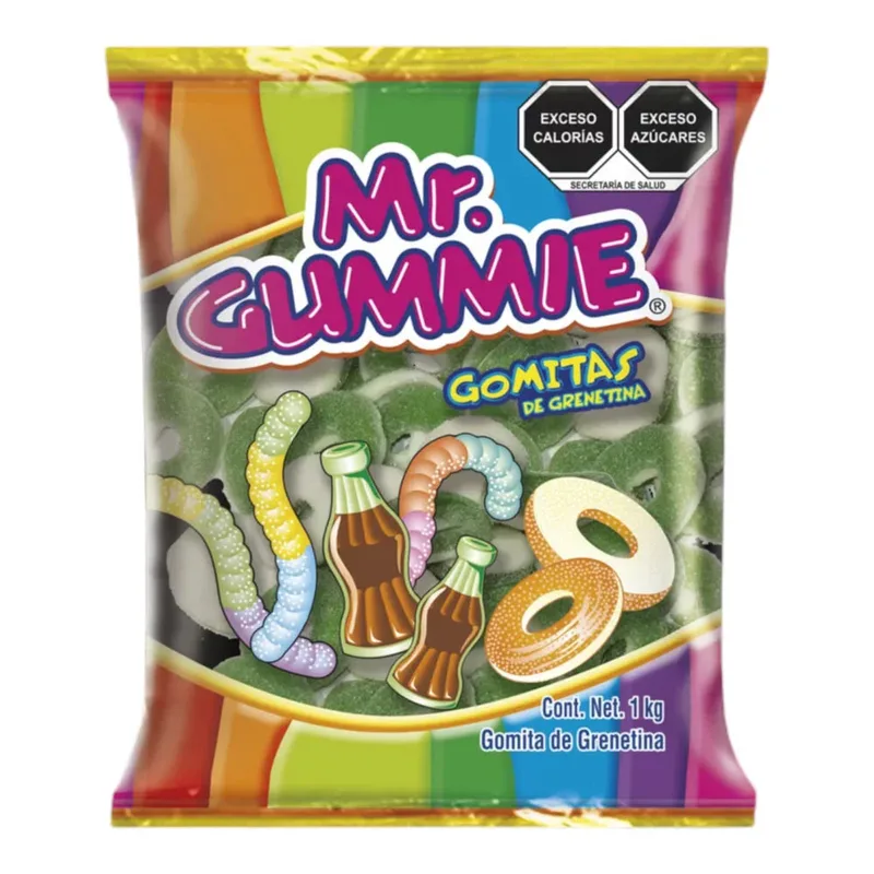 Cuétara gomitas Mr.Gummie Aros MANZANA bolsa con 1 kilo