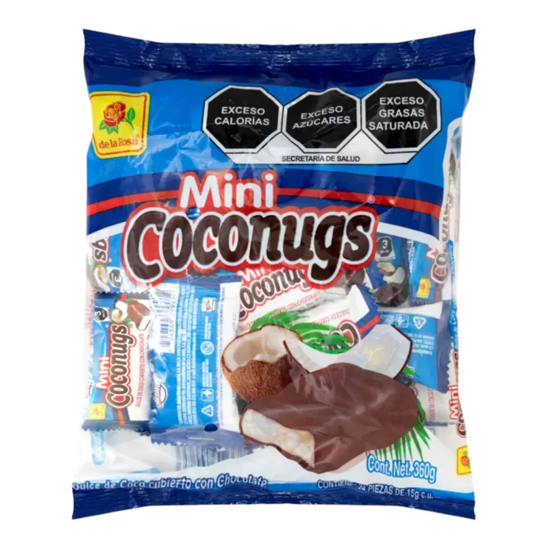 de la Rosa Coconugs Mini Bolsa con 24 piezas