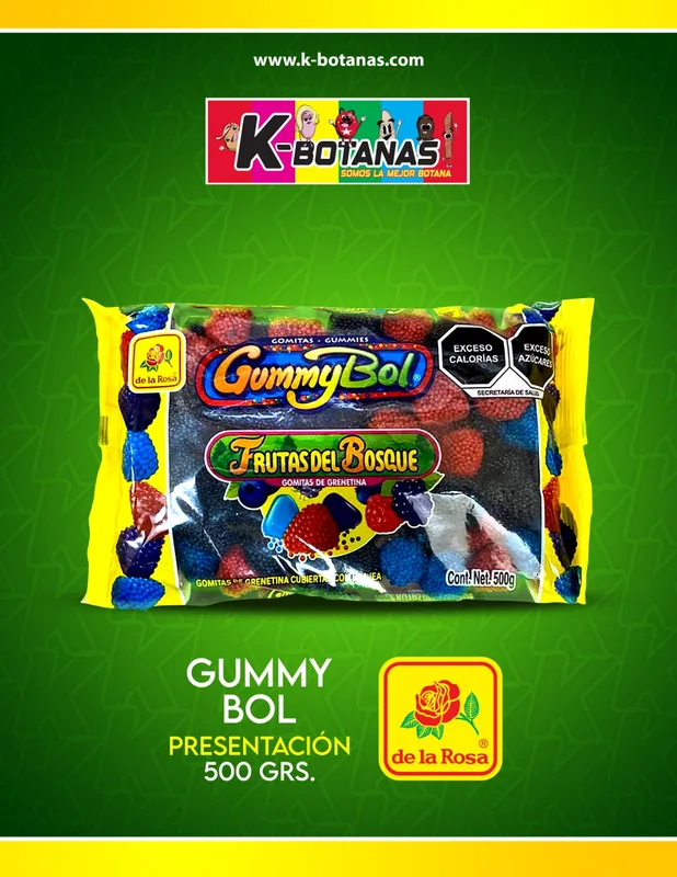 DE LA ROSA GUMMY BOL 500 GRS