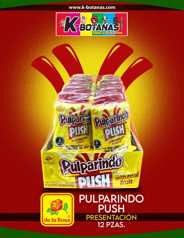 DE LA ROSA PULPARINDO PUSH 12 PZAS