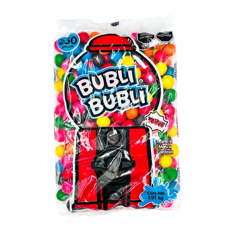 Dulces Gómez chicle Bubli Bubli BOLA GIGANTE 230 Piezas