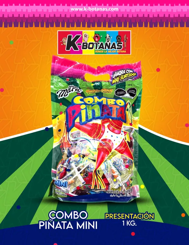 DULCES MARA COMBO PIÑATA 900 GRS