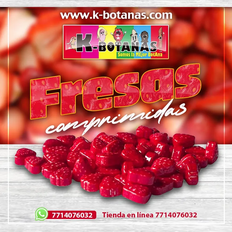 Fresas Comprimidos 1 Kg