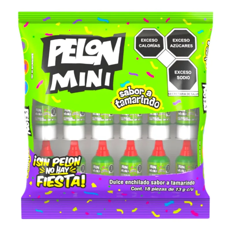 Hersheys Pelón Pelo Rico MINI sabor Tamarindo 18 piezas