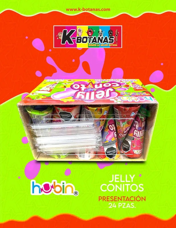 HUBIN JELLY CONITOS 24 PZAS