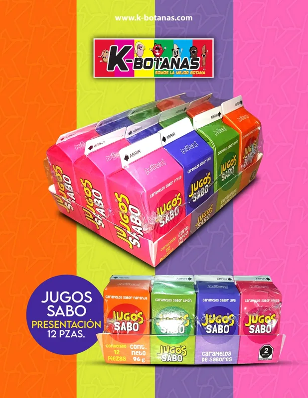 JUGO´S SABO 12 PZAS