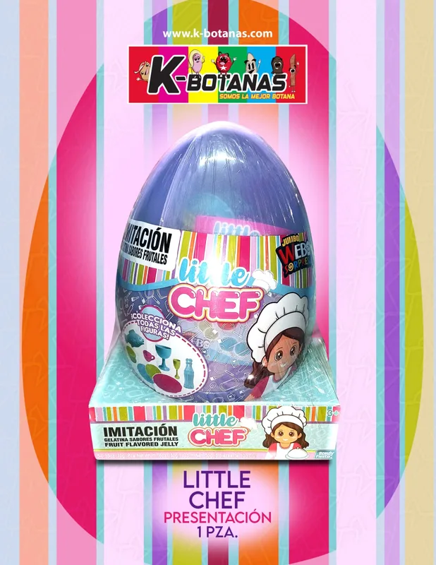 JUMBO WUEVO SORPRESA LITTLE CHEF 1 PZA