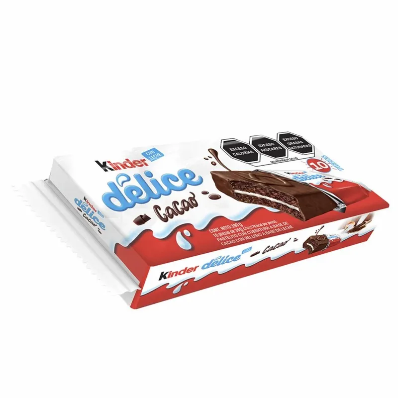 Kinder DELICE Pastelito paquete con 10 piezas