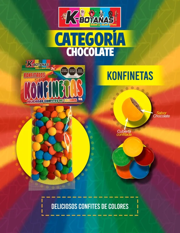 Konfitados Konfinetas 70 Gr.