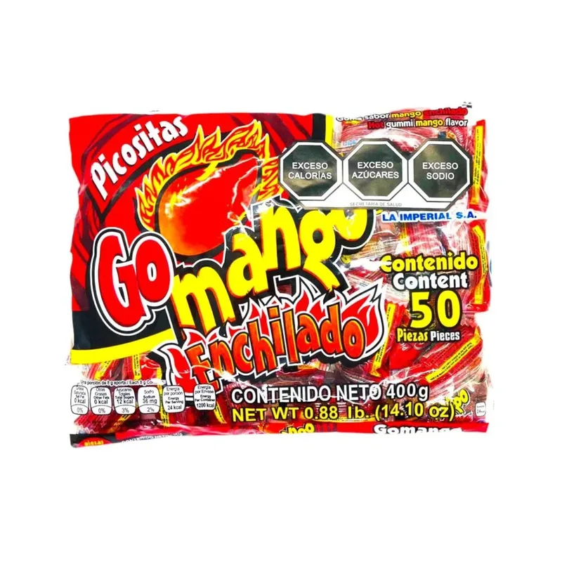 La Imperial gomita Gomango ENCHILADO bolsa con 50 piezas