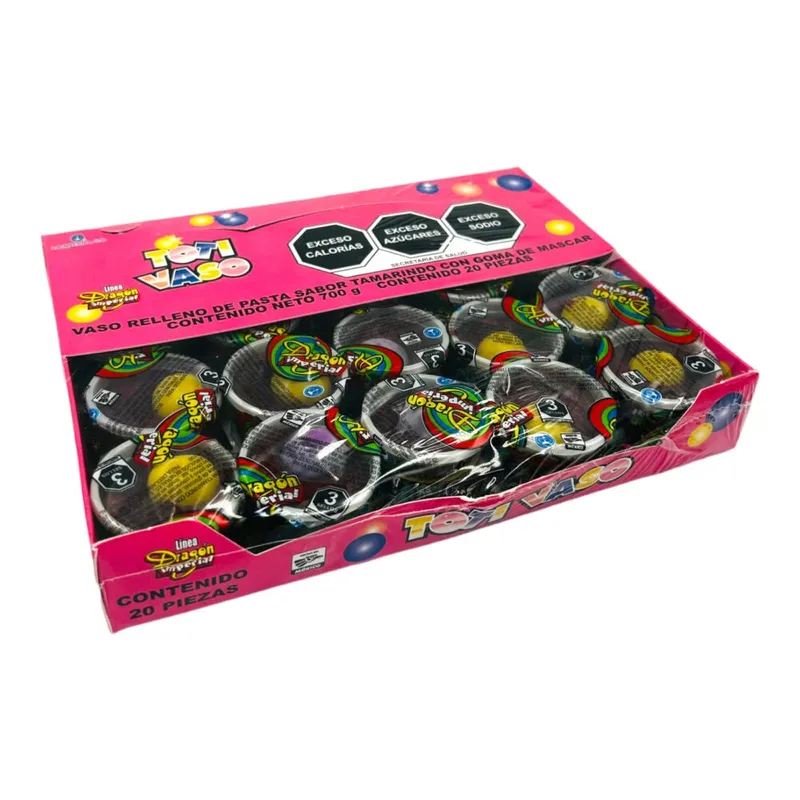La Imperial Toti Vaso con Chicle paquete con 20 piezas