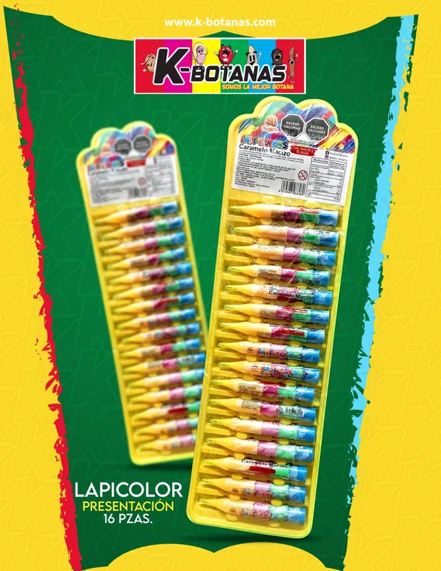 TINAJITA LAPI COLORS 16 PZAS