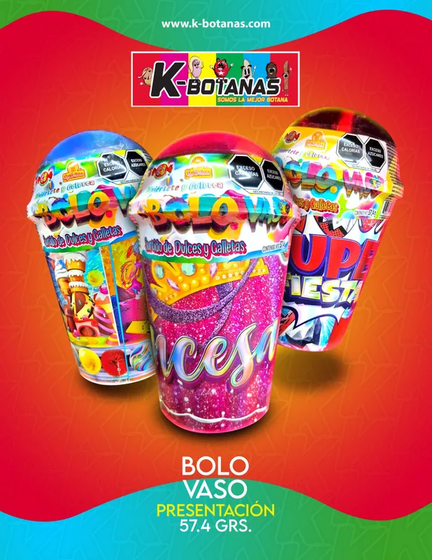 LAS DELECIAS BOLO VASO 57.4 KGS