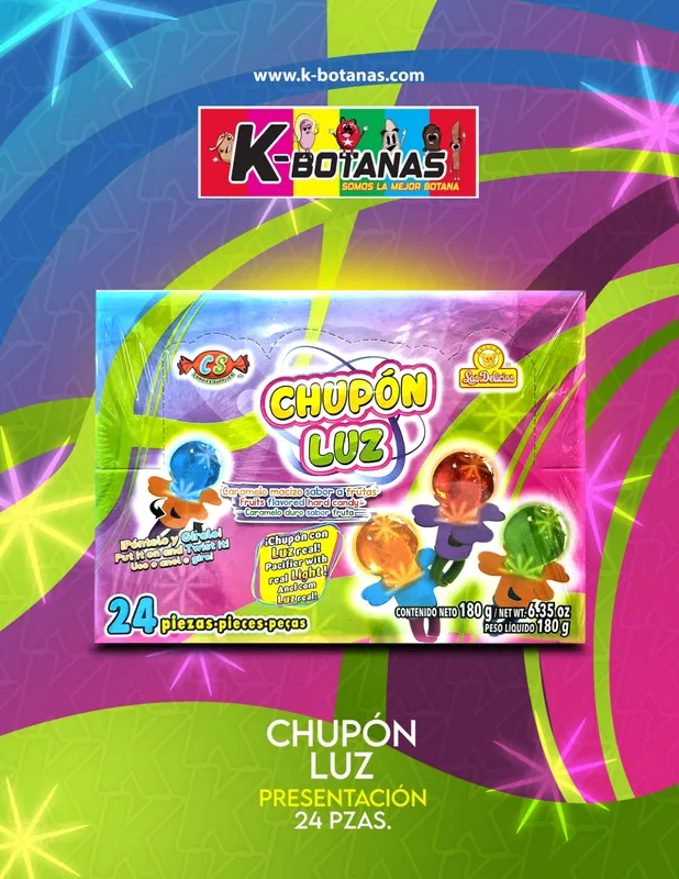 LAS DELECIAS CHUPÓN LUZ 24 ZAS