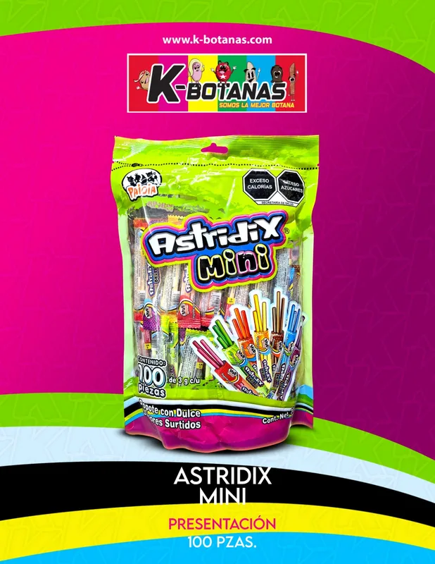 LAS DELISIDAS ASTRIDIX MINI 100 PZAS
