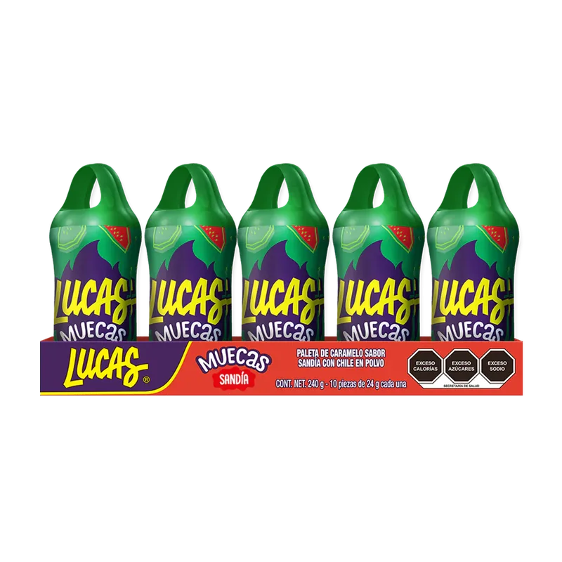 Lucas Muecas SANDIA paquete con 10 piezas