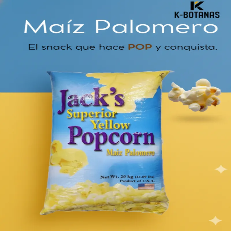 Maíz Palomero Jacks Superior 20kg - Tipo Mariposa | Calidad Premium