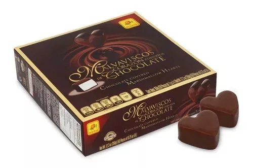 Malvavisco Biachi Corazón Chocolate 50 Piezas