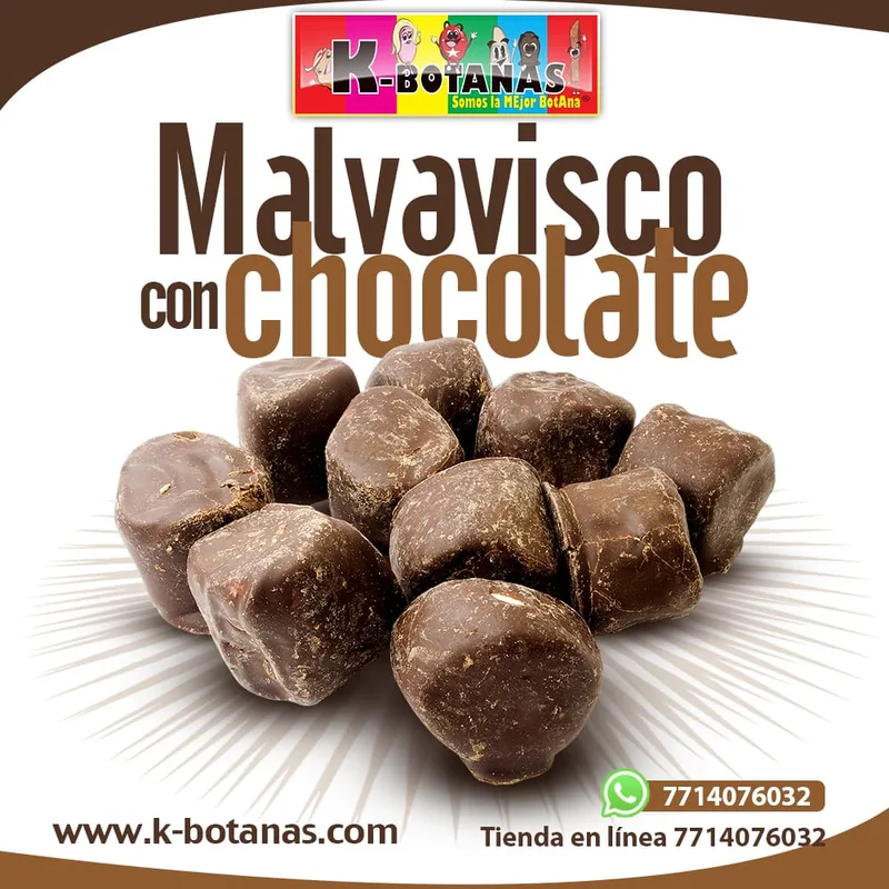 Malvavisco (SEMI AMARGO) cubierto de Chocolate 1 KG