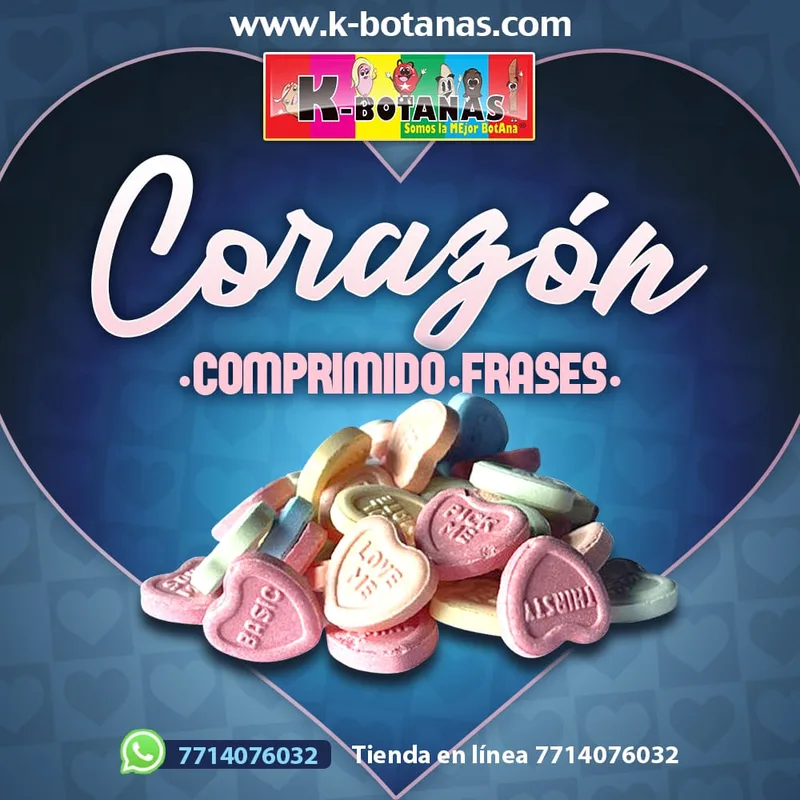 Corazones Aciditos Frases 1 Kg