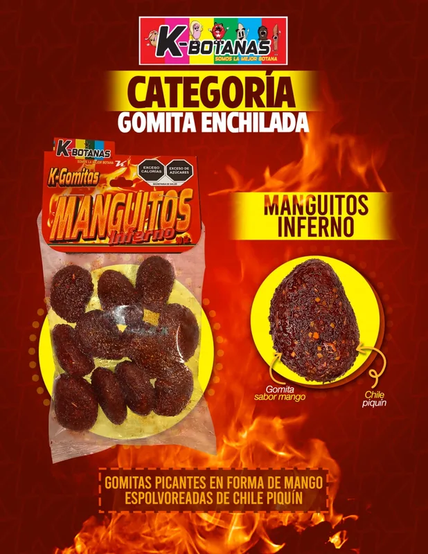 Gomitas Manguitos Inferno 90 Gr.