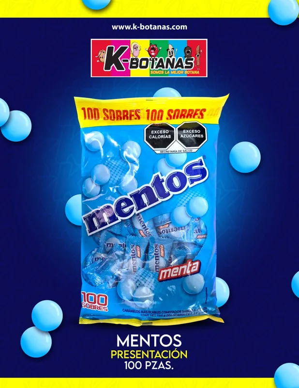MENTOS 100 PZAS