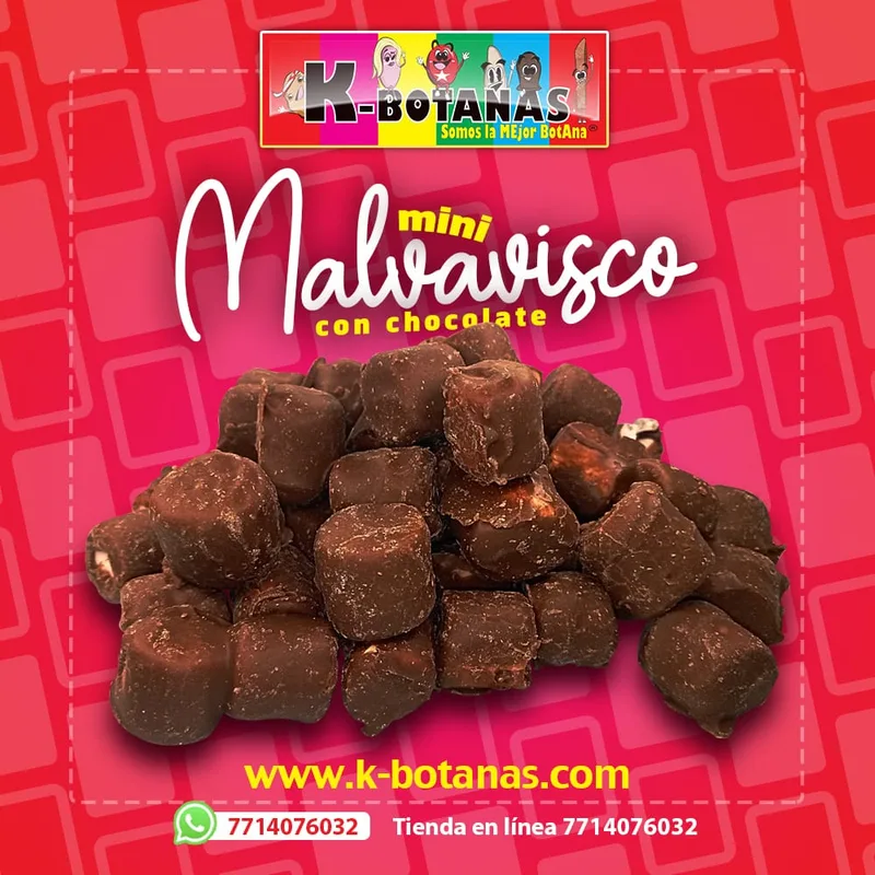 Mini Malvavisco Cubierto de Chocolate 1 KG